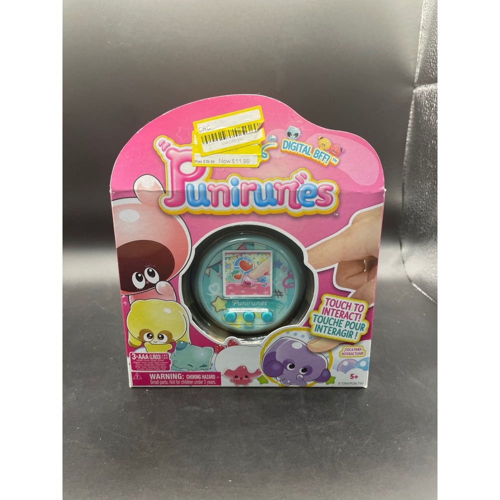 Punirunes Digital Pet Interactive Toy Spin Master Teal Electronic Virtual Pet